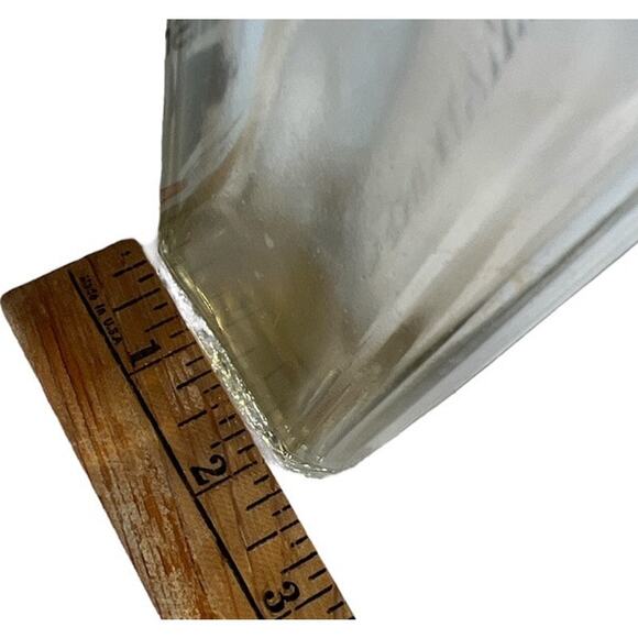 Vintage Glass Bottle Lot 4 Brown Clear Blue Apothecary Scientist Decor Alchemist - Picture 9 of 10